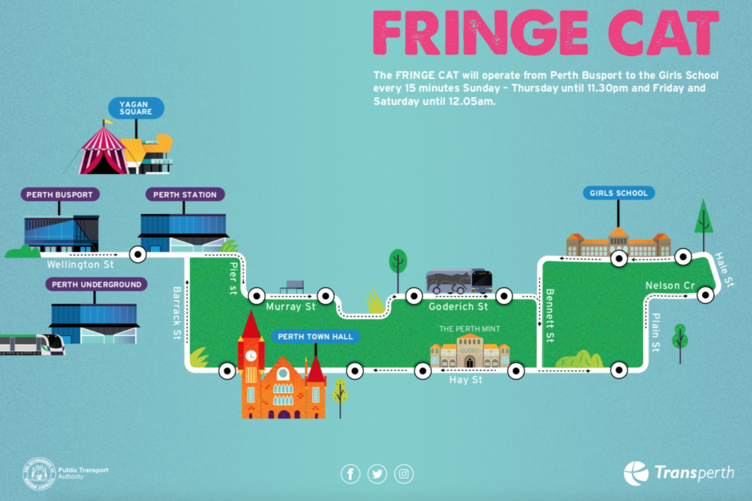 Free FRINGE CAT bus to Girls School